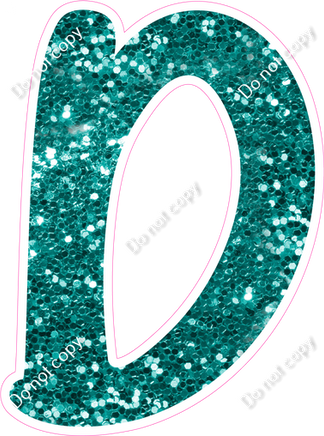 CU 23.5" Individuals - Teal Sparkle D