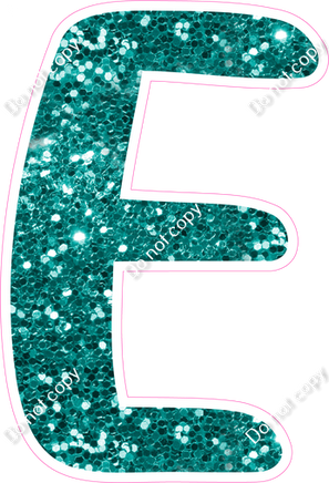 CU 23.5" Individuals - Teal Sparkle E