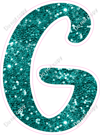 CU 23.5" Individuals - Teal Sparkle G