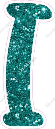 CU 23.5" Individuals - Teal Sparkle I