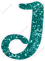 CU 23.5" Individuals - Teal Sparkle J