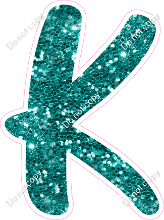 CU 23.5" Individuals - Teal Sparkle K