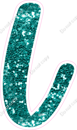 CU 23.5" Individuals - Teal Sparkle L