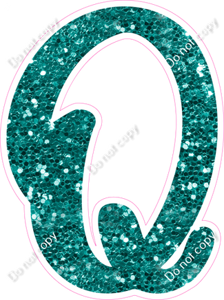 CU 23.5" Individuals - Teal Sparkle Q