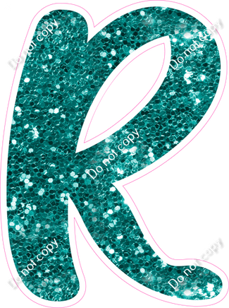 CU 23.5" Individuals - Teal Sparkle R