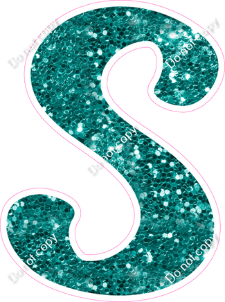 CU 23.5" Individuals - Teal Sparkle S