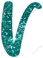 CU 23.5" Individuals - Teal Sparkle V