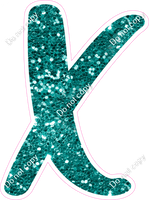 CU 23.5" Individuals - Teal Sparkle X