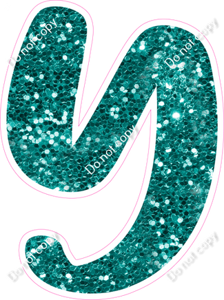 CU 23.5" Individuals - Teal Sparkle Y