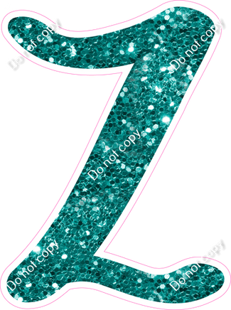 CU 23.5" Individuals - Teal Sparkle Z