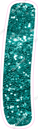 CU 23.5" Individuals - Teal Sparkle 1