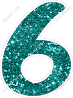 CU 23.5" Individuals - Teal Sparkle 6