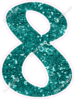 CU 23.5" Individuals - Teal Sparkle 8