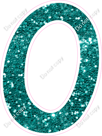 CU 23.5" Individuals - Teal Sparkle