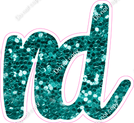 CU 23.5" Individuals - Teal Sparkle ND