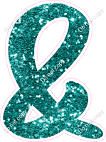 CU 23.5" Individuals - Teal Sparkle &