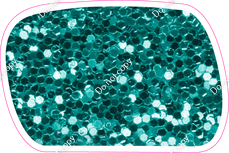 CU 23.5" Individuals - Teal Sparkle Dash