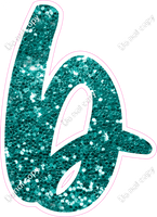 CU 23.5" Individuals - Teal Sparkle b