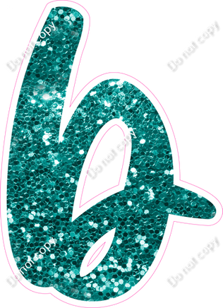 CU 23.5" Individuals - Teal Sparkle b