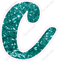 CU 23.5" Individuals - Teal Sparkle c