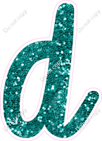 CU 23.5" Individuals - Teal Sparkle d