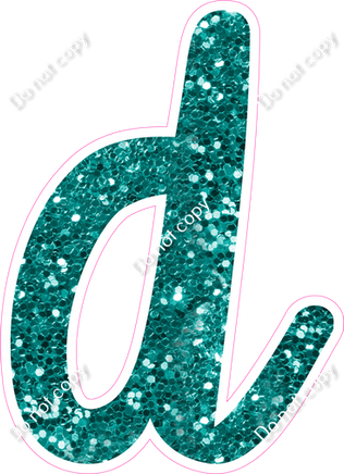 CU 23.5" Individuals - Teal Sparkle d