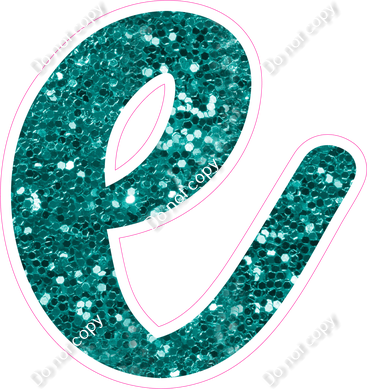 CU 23.5" Individuals - Teal Sparkle e