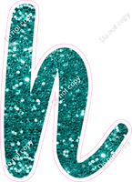 CU 23.5" Individuals - Teal Sparkle h