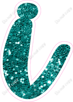 CU 23.5" Individuals - Teal Sparkle i
