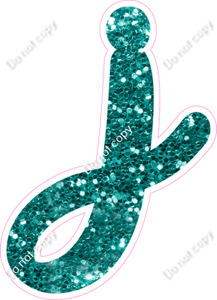 CU 23.5" Individuals - Teal Sparkle j