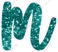 CU 23.5" Individuals - Teal Sparkle m