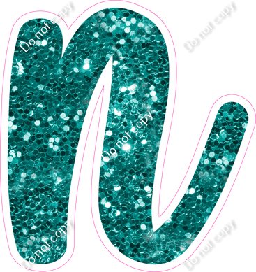 CU 23.5" Individuals - Teal Sparkle n