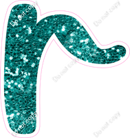 CU 23.5" Individuals - Teal Sparkle r