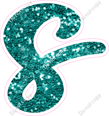 CU 23.5" Individuals - Teal Sparkle s