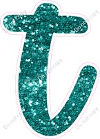 CU 23.5" Individuals - Teal Sparkle t