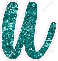 CU 23.5" Individuals - Teal Sparkle u
