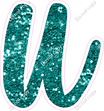 CU 23.5" Individuals - Teal Sparkle u