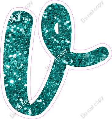 CU 23.5" Individuals - Teal Sparkle v