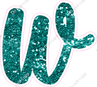 CU 23.5" Individuals - Teal Sparkle w