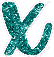 CU 23.5" Individuals - Teal Sparkle x