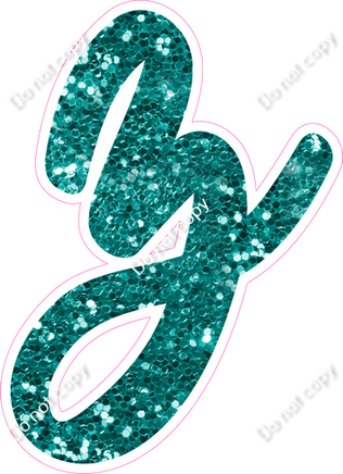 CU 23.5" Individuals - Teal Sparkle z