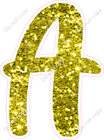 CU 23.5" Individuals - Yellow Sparkle A