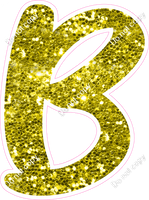 CU 23.5" Individuals - Yellow Sparkle B