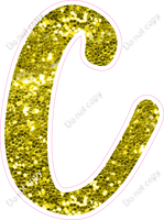 CU 23.5" Individuals - Yellow Sparkle C