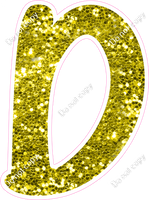 CU 23.5" Individuals - Yellow Sparkle D