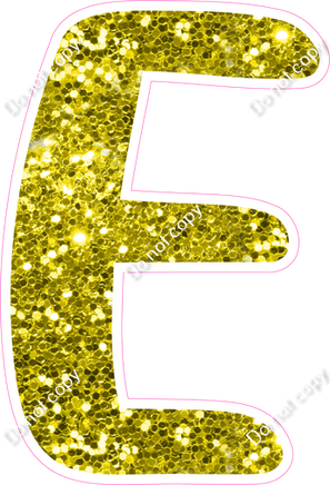 CU 23.5" Individuals - Yellow Sparkle E