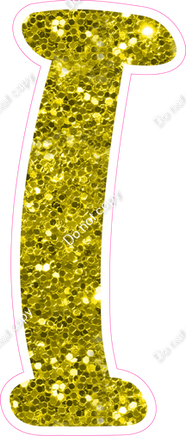 CU 23.5" Individuals - Yellow Sparkle I