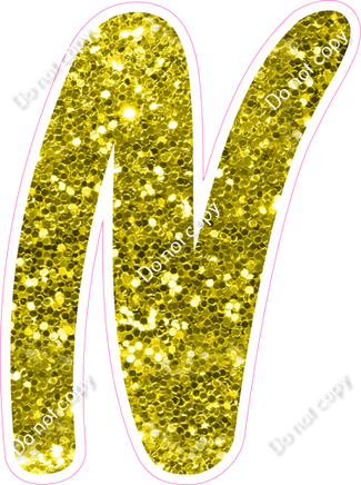 CU 23.5" Individuals - Yellow Sparkle N