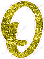 CU 23.5" Individuals - Yellow Sparkle O