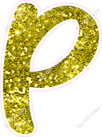 CU 23.5" Individuals - Yellow Sparkle P